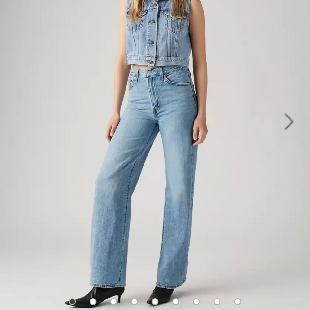 Levi's Ribcage Wide Leg Size 31
